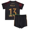 Maillot de Supporter Allemagne Muller 13 Extérieur Coupe du Monde 2022 Pour Enfant